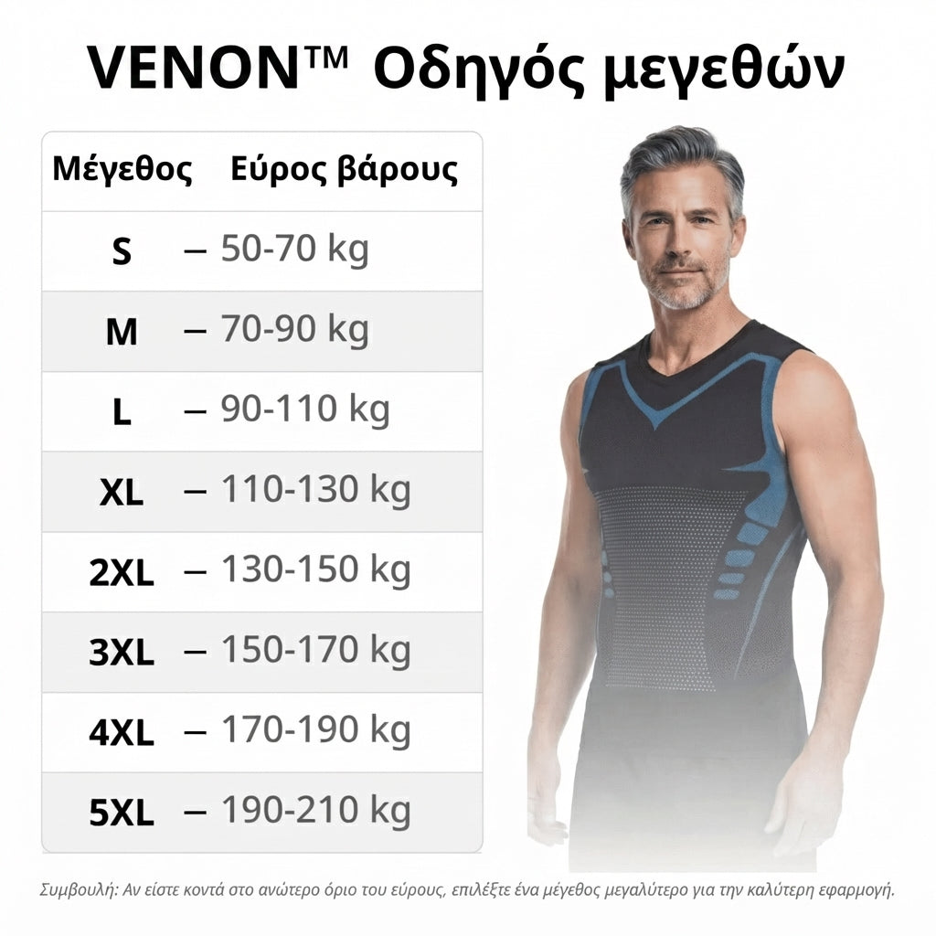 Venon FIT® | Μπλουζάκι συμπίεσης